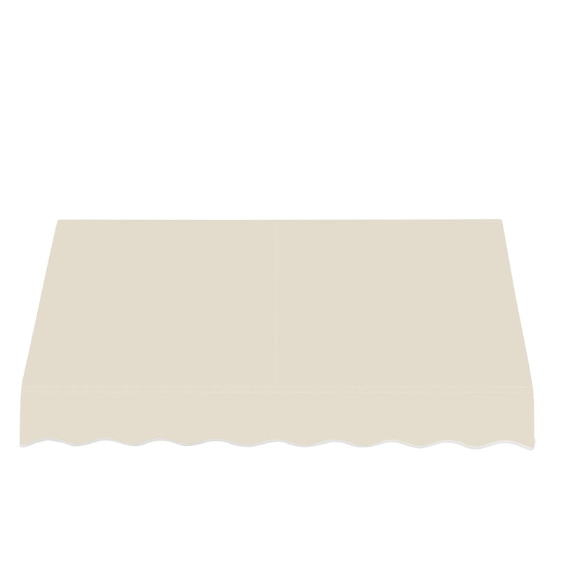 Auvent fixe en tissu acrylique San Francisco Awntech, Lin, H 16 po x l 124,5 po x P 30 po