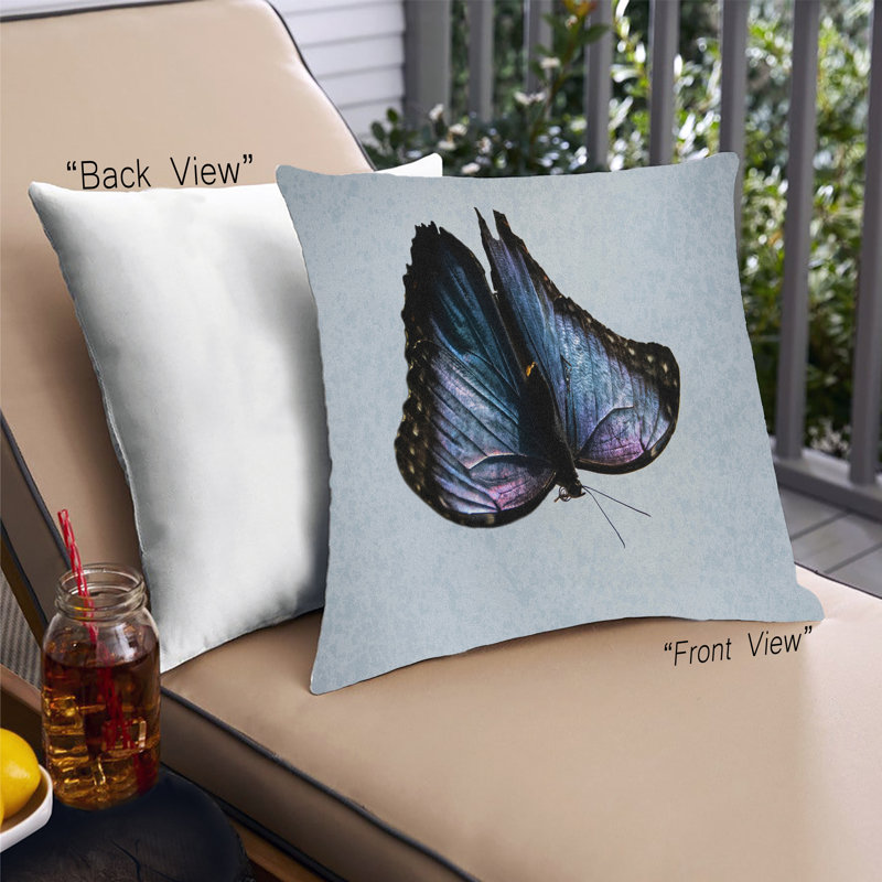 Coussin décoratif insectes 38, Microsuède