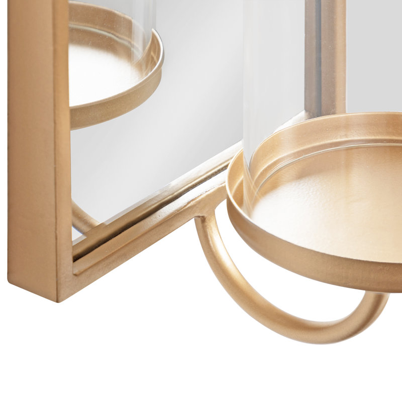 Annaly Metal Flat Mirror, Gold
