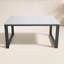 Table basse d'extérieur en métal Townsend, l 23,6 po x P 35,4 po-1997629923