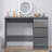 Warren 3 Drawer Dressing Table Study Desk - Modern No-Handle Design-46417474