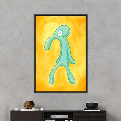 Squidward Wall Art, Bold And Brash Art, Modern Canvas Art, Wall Art, Canvas Wall Art, Living Room Wall Art