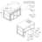 Posie Kitchen Island With 2 Stools-1425581238