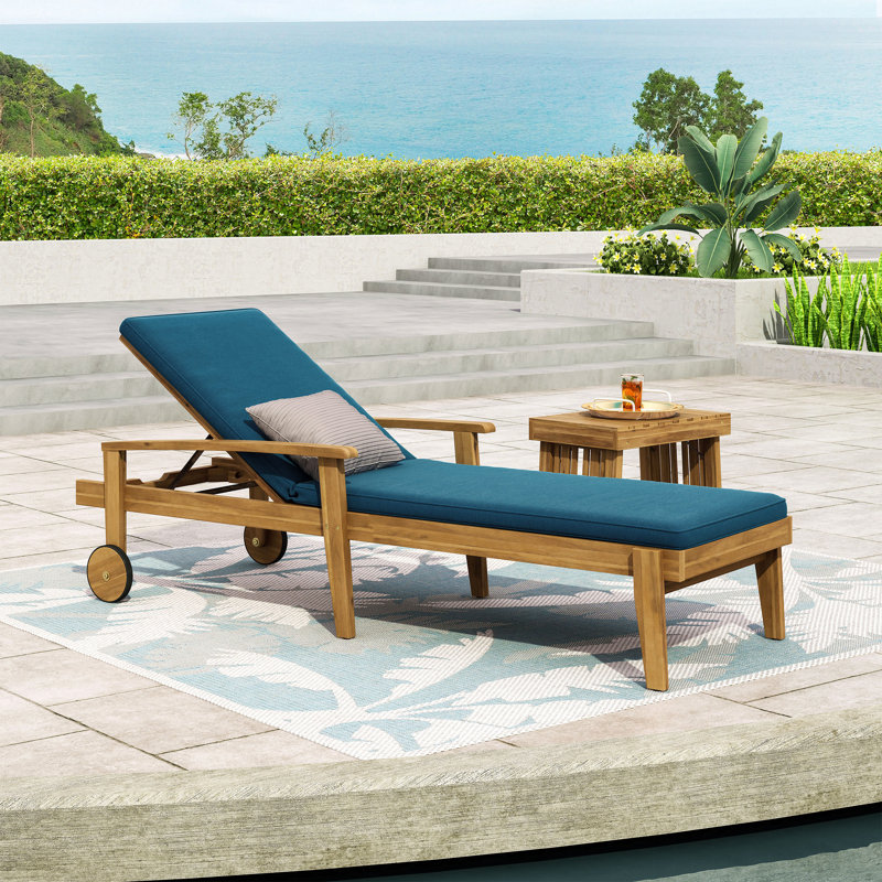 Causeuse pour chaise longue JASON BEACH CHAISE, Bleu