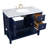 Bonsai 42 " W Freestanding Standard 1 Single Vanity Bathroom Vanity With Marble Top-1322576744