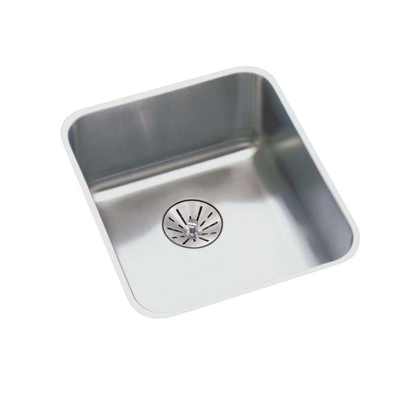 Elkay Lustertone Classic Stainless Steel 19" L x 14" W Undermount Kitchen Sink