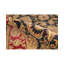 Wool Oriental Area Rug in Black/Red