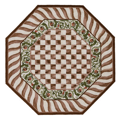 Mocha Check Rug