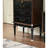 Small Retro Glass Accent Cabinet