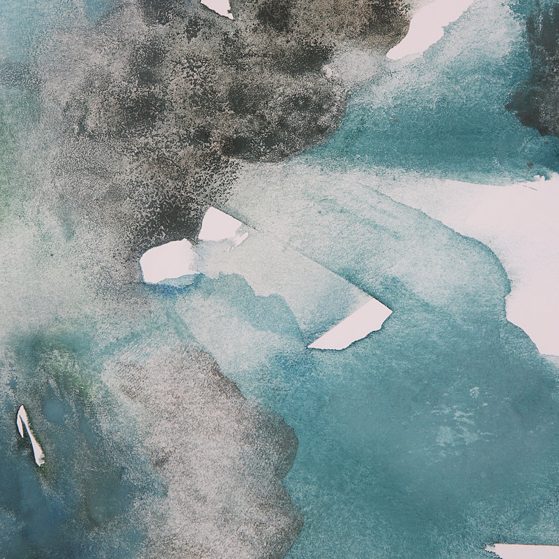 " Uttermost Blueprints Watercolor " by Terri Burris 2 - Pieces Painting Print