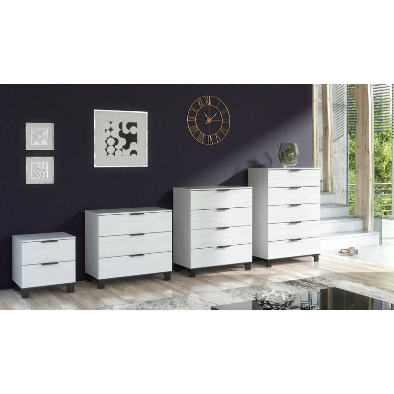 Areta 50cm W 2 - Drawer Chest of Drawers