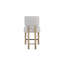 Tabouret de comptoir rembourré (ensemble de 2)