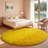 Extra Thick and Soft Round Rug Yellow Indoor Rug Perfect for Living Rooms, Bedrooms, Nurseries, and Kids' Rooms-837503048-805677171