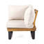 CHAISE D'ANGLE SEBASTIEN + TABLE BASSE