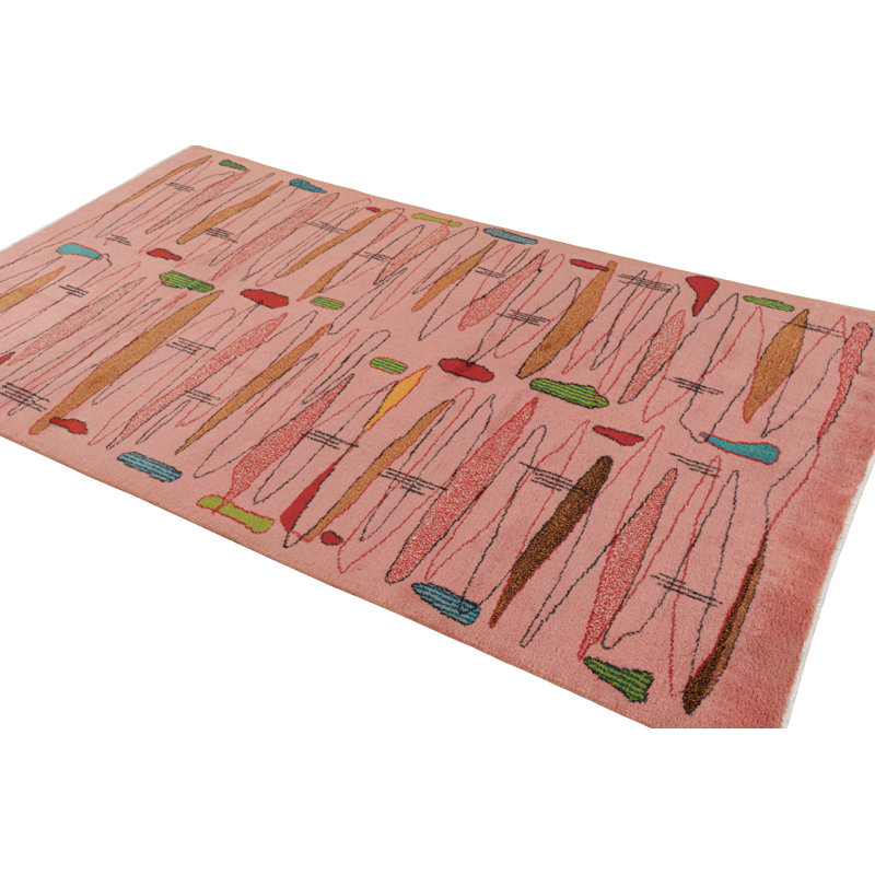 One-of-a-Kind 5'x8'4” Hand Knotted Area Rug
