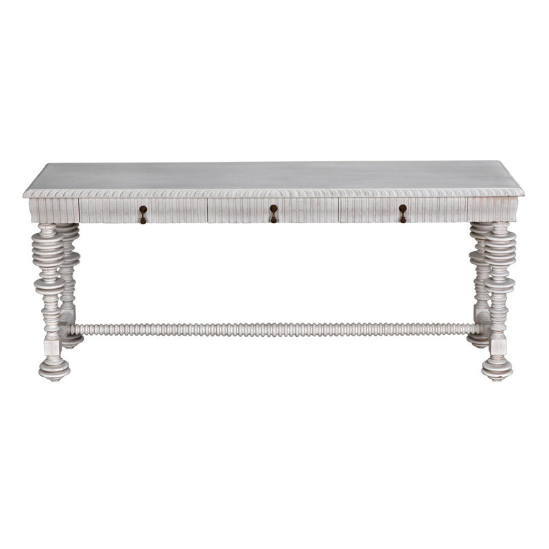 Console en bois massif 72,5 "Portugaise