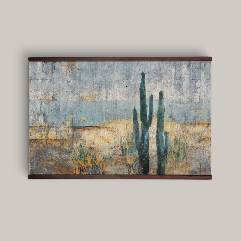 Tapisserie du désert, art mural sur toile, H 45 po x l 73 po