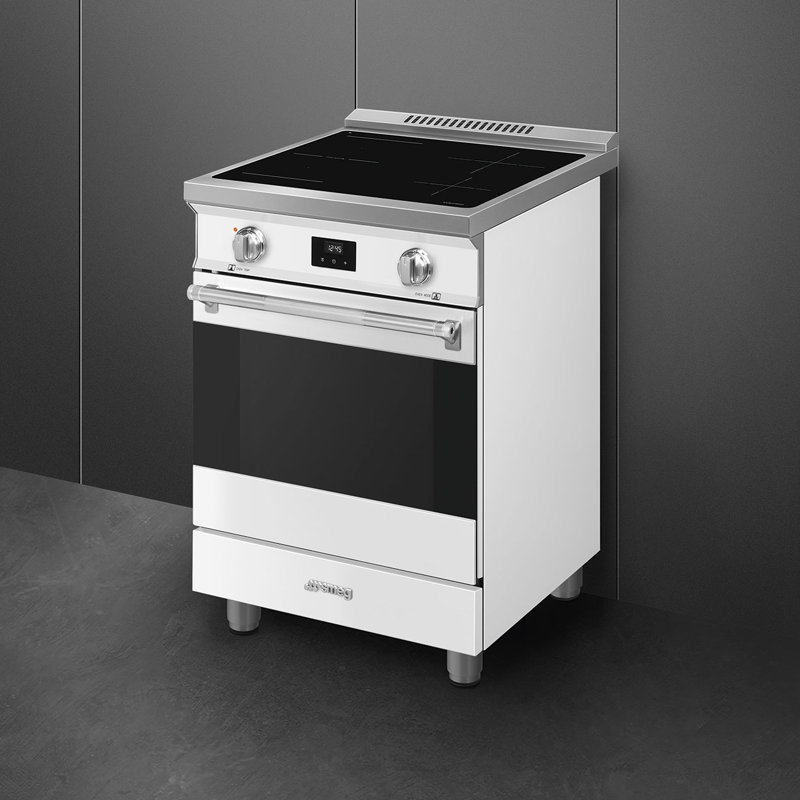 Smeg Professional Range, 24" - INDUCTION, Matte White