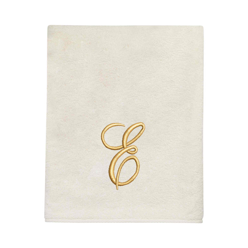 Winston Porter Zakaryan Bath Towel Letter E