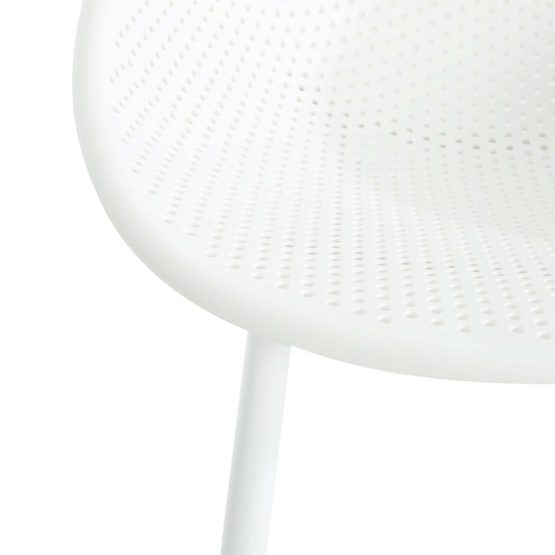 Tabouret de bar Gable (ensemble de 2), Blanc