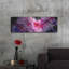«Watercolor Nebula Fushia» par Craig Snodgrass, art mural en métal, 48 po x 16 po-1666608942