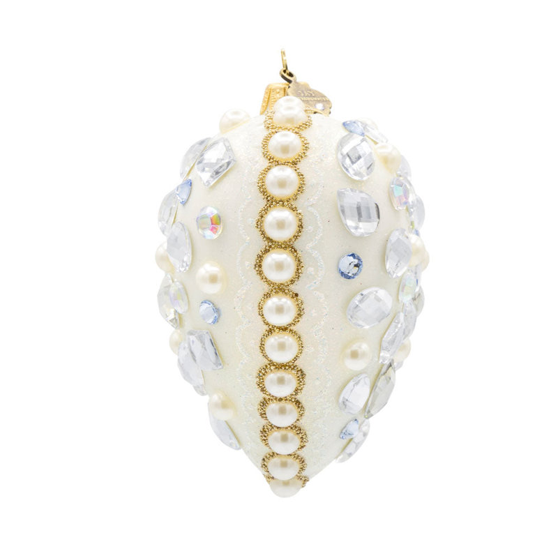 Bejeweled Opal Heart Ornament