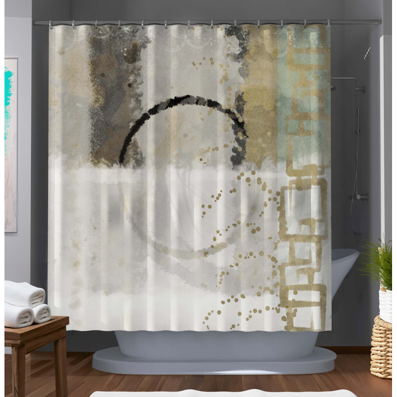 Abstract Shower Curtain