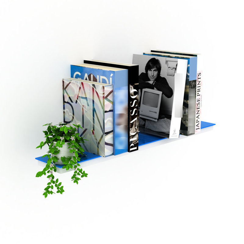 Tablette murale Blue Air, Bleu