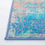 Tapis abstrait bleu-7853034