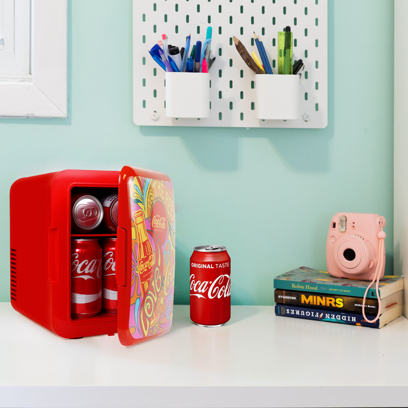 Mini réfrigérateur / refroidisseur 4L Coca-Cola Peace Series 4L 12V DC 110V AC