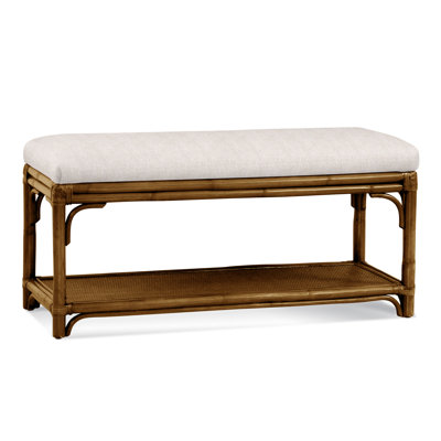 Banc de rangement en osier Summer Retreat