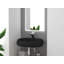 Lavabo de salle de bain mural ovale en porcelaine avec trop-plein 17,5 "CastelloUSA Rosaria-90721075