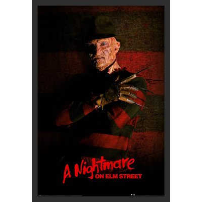 A Nightmare On Elm Street Freddy Kruger Movie Framed On Poster Paper Print -  Buy Art For Less, IF SB P5219