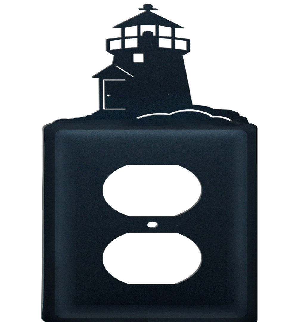 Nautical & Beach 2 - Gang Duplex Outlet Wall Plate Village Wrought Iron