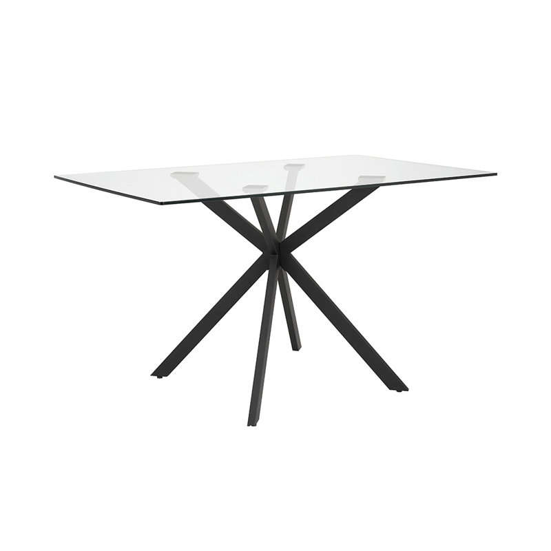 Table de salle à manger Arieyana, Noir, noir, noir, noir, H 29,53 po x L 51 po x l 32 po