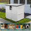 51.1''W Outdoor Resin Horizontal Storage Shed-280 Gallon-111530625
