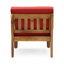 Canapé modulaire d'extérieur avec coussins, une table