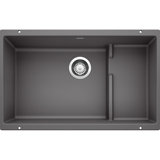 Precis Cascade SILGRANIT 29" L x 18" W Undermount Kitchen Sink with Colander