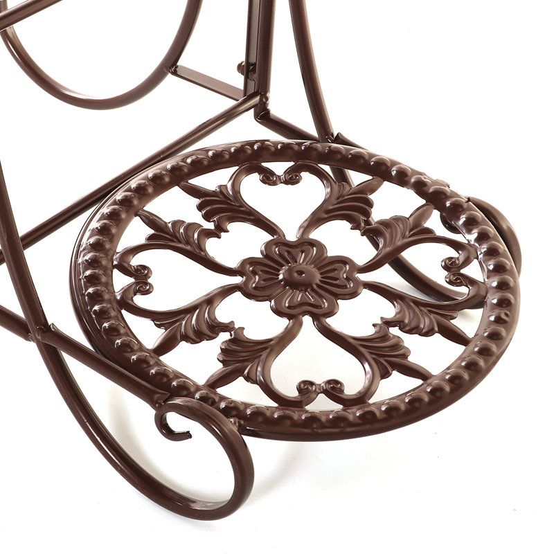 Metal Plant Stand, Bronze