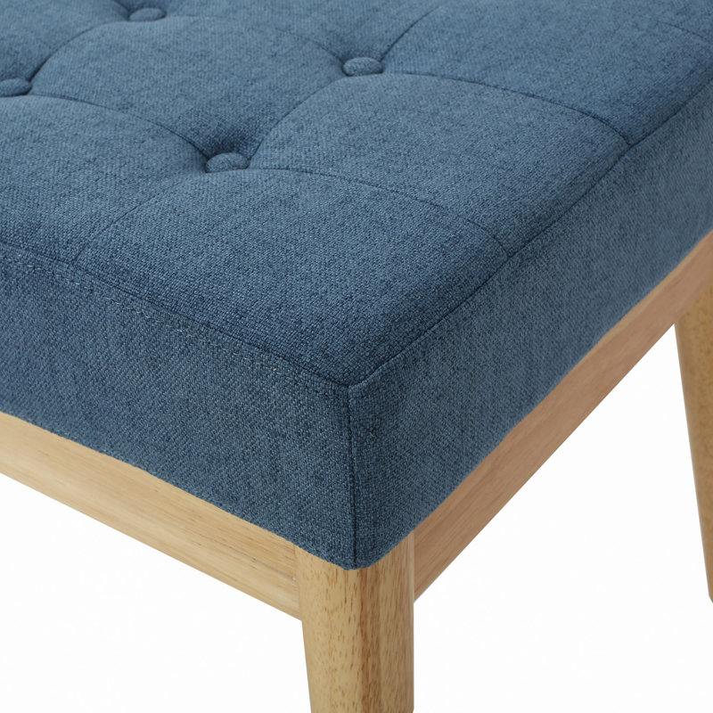 Banc en bois moderne et minimaliste, Bleu