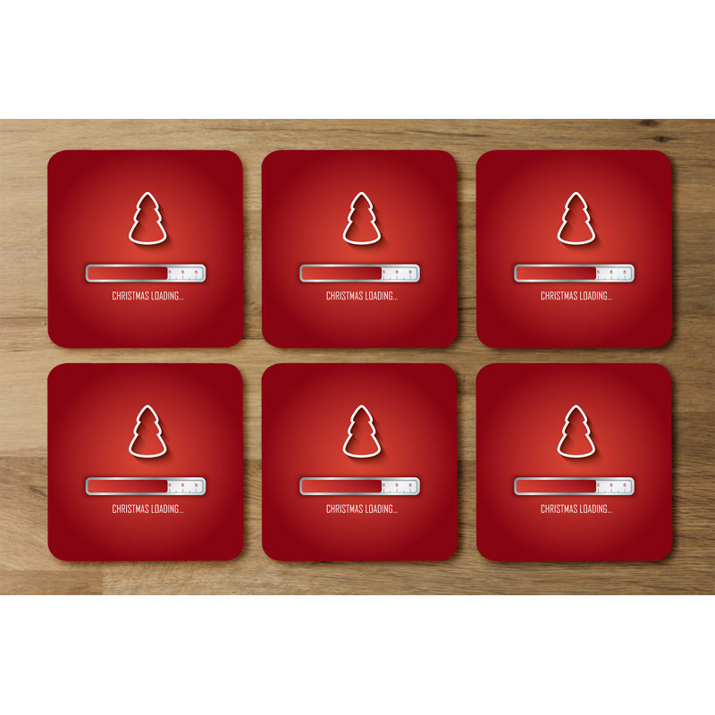 Square 6 Piece Coaster Set
