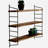 100% Solid Wood Metal Frame 3 Tiered Shelf