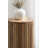 Rutkowski Round Ribbed Mango Wood Drink Table