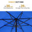 Parasol de marché inclinable 9 pi Senan-871011319