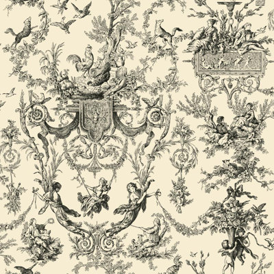 Rouleau de papier peint L 33 po x L 20,5 po Old World