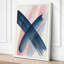 Crossing Lines Minimalist - Wrapped Canvas-627949428-627949419