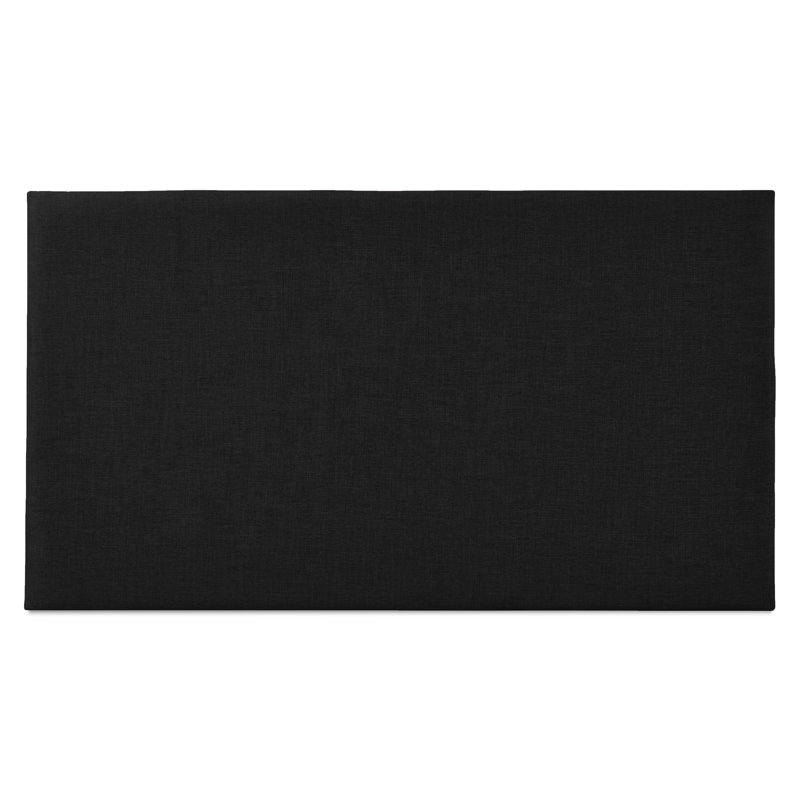 Franda Upholstered Headboard, Double (4'6), Linoso Black