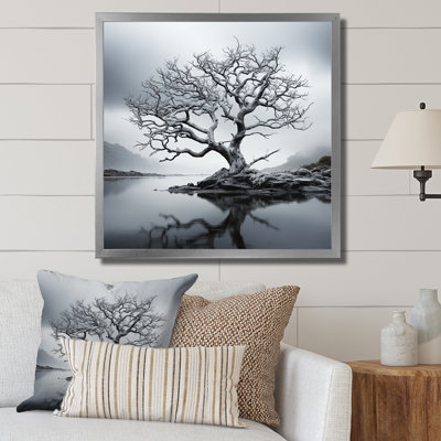 " Stormy Grays Tree Emotions "