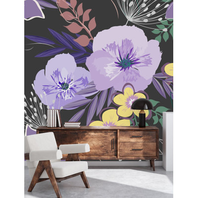 Peel & Stick Floral Wall Mural
