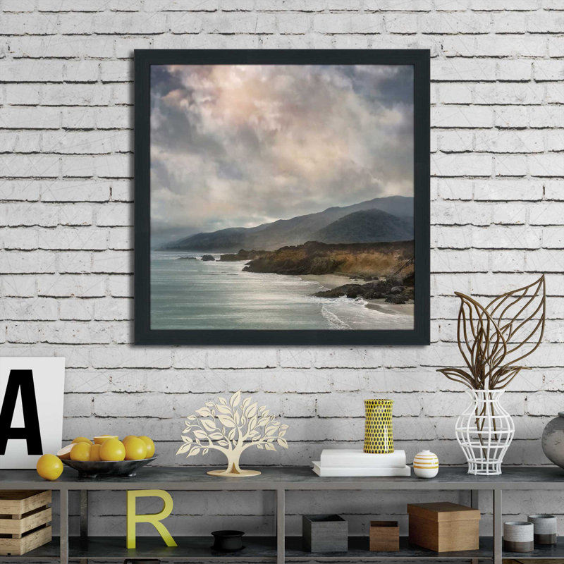 " Calming Sea " by Mike Calascibetta, 31.5" H x 31.5" W x 1" D